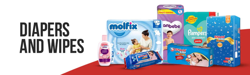 BABY DIAPERS & WIPES