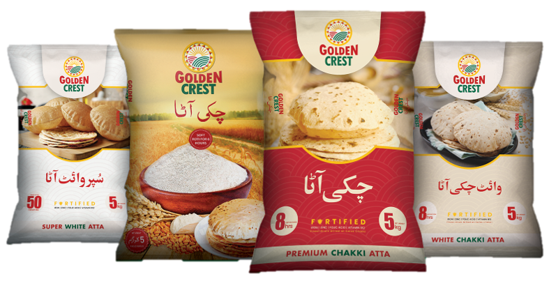 Golden Crest Fortified Chakki Atta (flour) 5kg