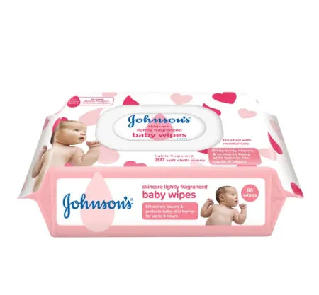 Johnson Baby Wipes with 72 Sheets