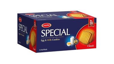 Mayfair Special Egg & Milk Cookies Classic Half Roll (Rs 20) 12 Packets