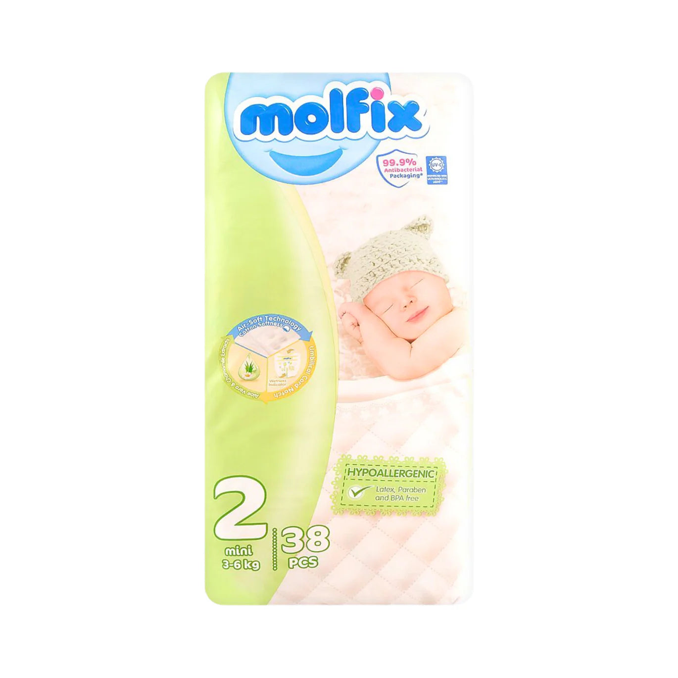 Molfix Diapers Mini-2 38pcs
