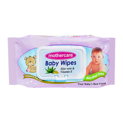 Mothercare Baby Wipes Lid Purple 70Pcs