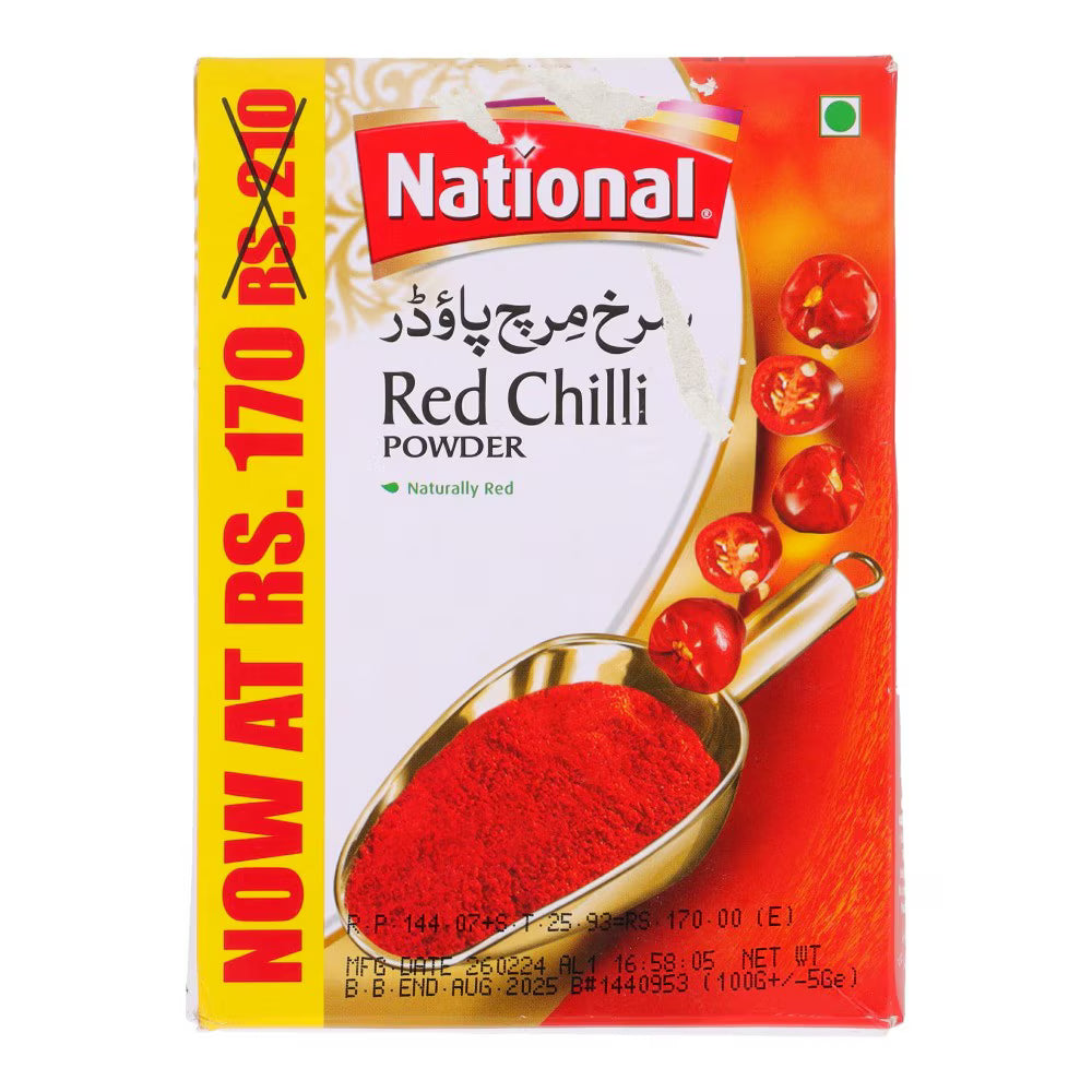 National Red Chilli Powder 100 gr